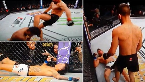 بالفيديو.. أعنف ضربة قاضية في تاريخ الـ "MMA" 