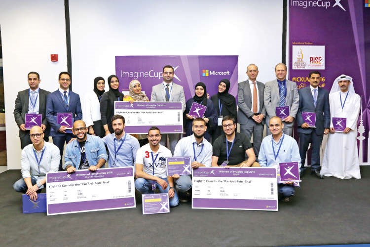 «AUM» في المراكز الأولى عن فئتي الابتكار والمواطنة في مسابقة «كأس التخيل»