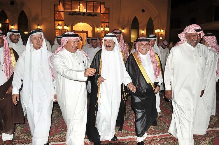 سلطان بن حثلين وشويرب العسكر في وداع خالد بن راكان بن حثلين ﻿