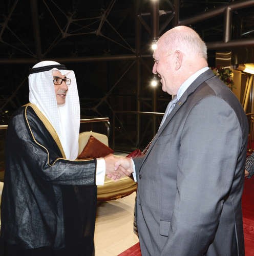 السفير نجيب البدر مرحبا بحاكم عام استراليا﻿