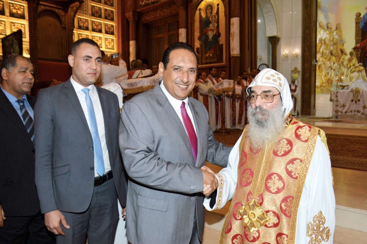 الزميل اسامة ابو السعود مهنئا﻿