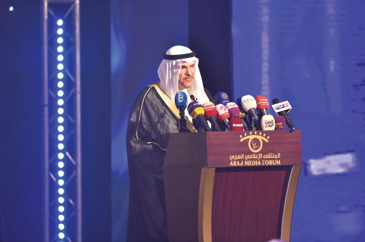 الشيخ سلمان الحمود يلقي كلمته في افتتاح الملتقى الاعلاميمحمد هاشم