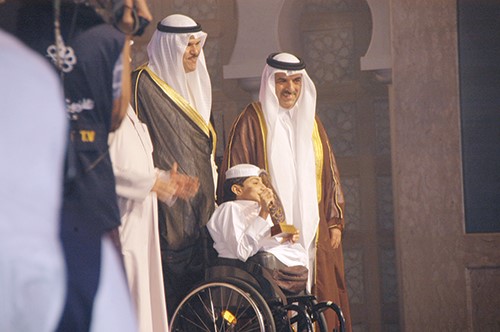 تكريم الطفل القطري غانم المفتاح محمد هاشم﻿

