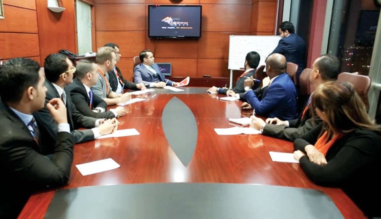 جانب من استعدادات اسكان جلوبل﻿