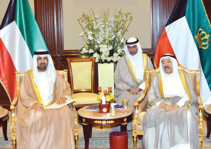 صاحب السمو الامير الشيخ صباح الاحمد يستقبل السفير الاماراتي
﻿﻿رحمة الزعابي﻿