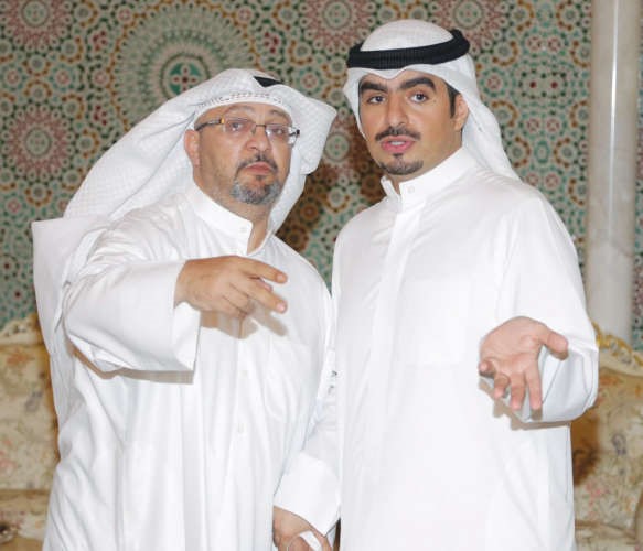 حديث بين محمد البابطين وعريف الحفل احمد الرمضان﻿