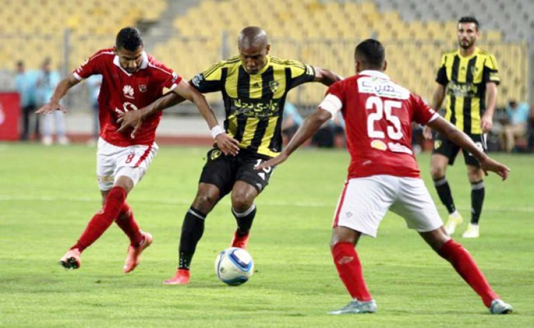 لاعب وادي دجلة مالودا يراوغ ﻿