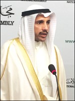 الرئيس مرزوق الغانم في مجلس الامة امس