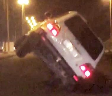 استهتار بالسير على تايرين ﻿