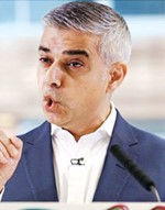 عمدة لندن صديق خان﻿