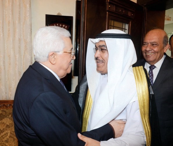 الرئيس محمود عباس مرحبا بالزميل عدنان الراشد﻿
