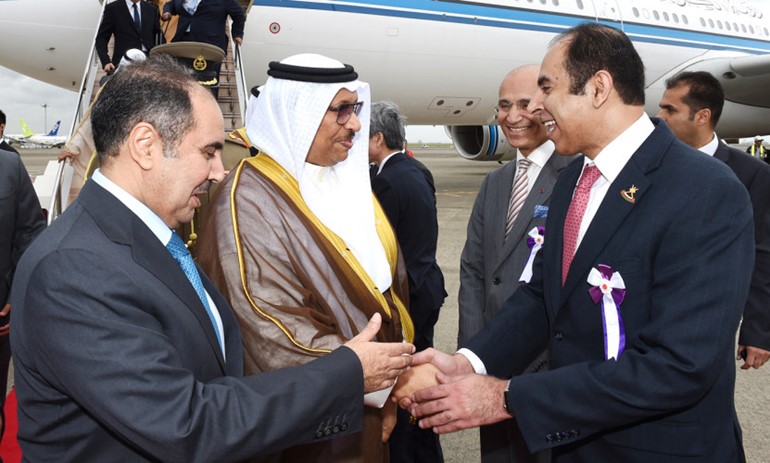  وترحيب بسمو رئيس مجلس الوزراء﻿