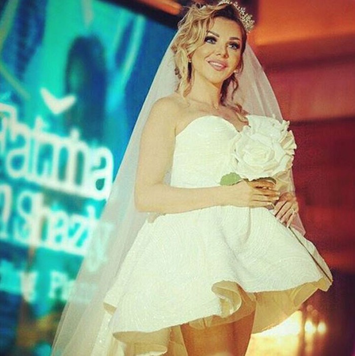 بالصور.. رزان مغربي تثير الحيرة بعد ظهورها بفستان الزفاف.. والجمهور يتساءل ؟