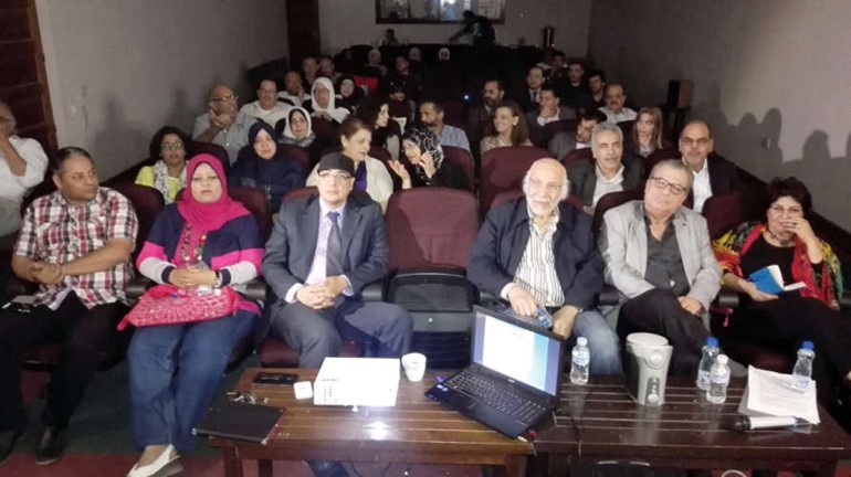 جانب من الحضور في المدرسة القبلية