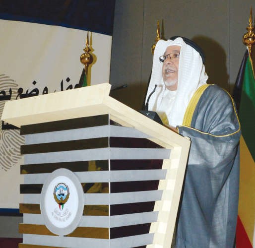 نائب وزير الديوان الاميري الشيخ علي الجراحيلقي كلمته﻿