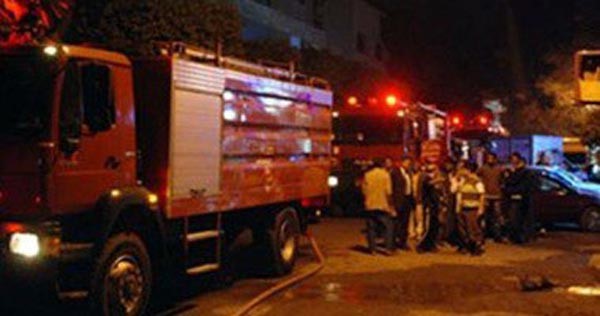 حريق هائل في محطة وقود مصر للبترول بالمنوفية وإصابة عامل