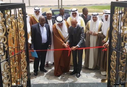 خالد الجارالله خلال افتتاح سفارة جزر القمر 
