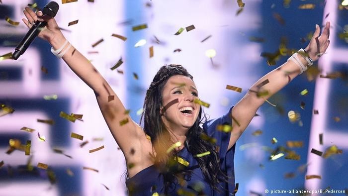 الاوكرانية جمالا الفائزة بمسابقة يوروفيجن