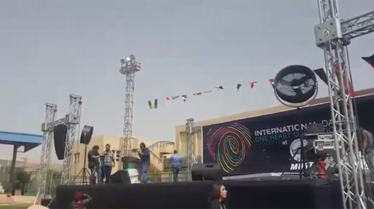 بالفيديو.. اتحاد الطلبة في مصر يهدي الأمير قصيدة خلال مشاركته ب"اليوم العالمي للجاليات"