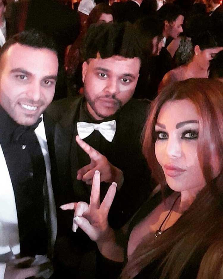 بالصور.. هيفاء وهبي وشقيقتها في حفل زفاف ملكة جمال أمريكا التي تخلت عن إسلامها!