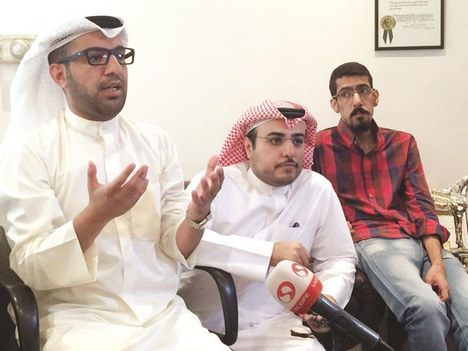علي العلي وبندر السعيد وسامي مهاوش