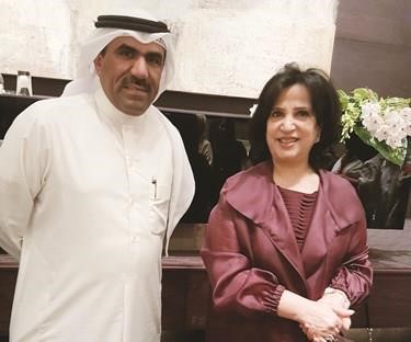 الانباء مع الشيخة مي ال خليفة بعد نهاية الفيلم