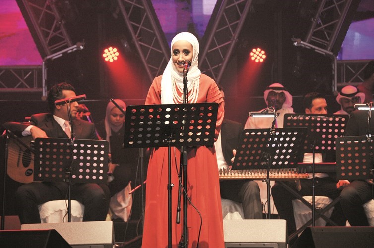 مشاعل اثناء الحفل﻿