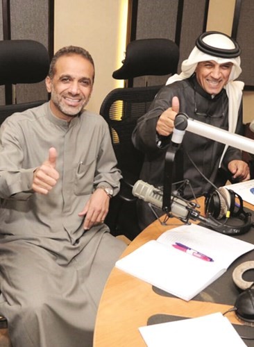 جابر نصار وبدر حجي في الاستوديو ﻿
