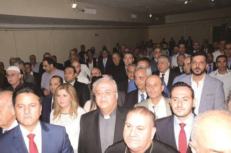 حضور حاشد خلال الاحتفال 