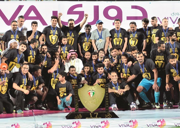 ابطال دوري VIVA ضمن المكرمين