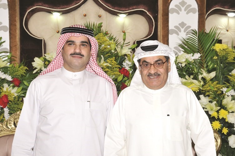 الزميل سالم الواوان يبارك للدكتور جدعان الشمري