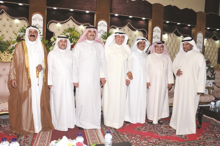 عسكر العنزي واحمد الجربا وسيف الحسيني ونايف الواوان يباركون