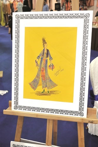 احدى اللوحات المشاركة في الورشة﻿