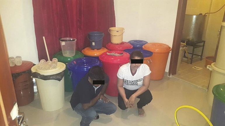 من مضبوطات مصنع السالمية