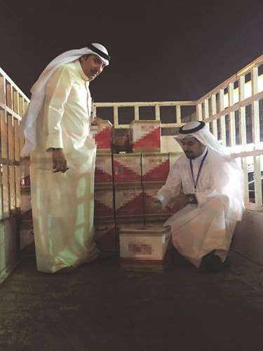 جانب من الكميات المصادرة﻿