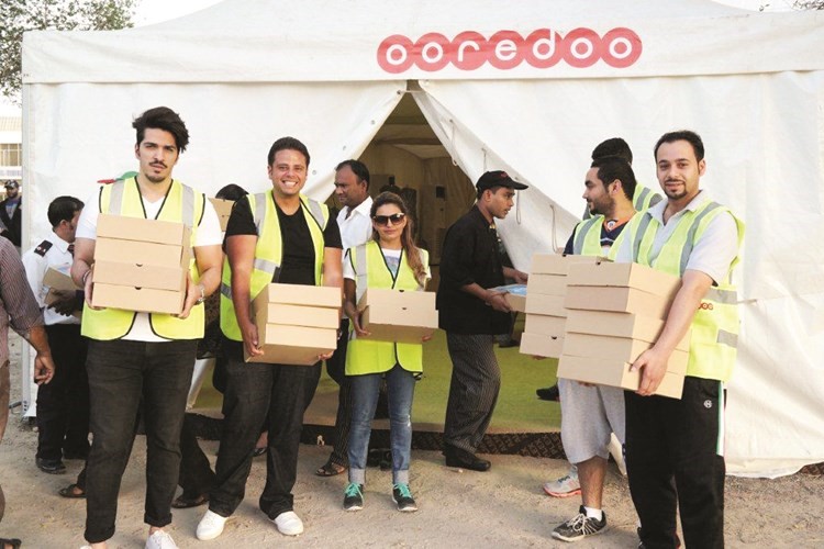 لقطة جماعية لموظفي Ooredoo﻿