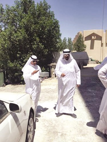 جولة على البيوت المخالفة