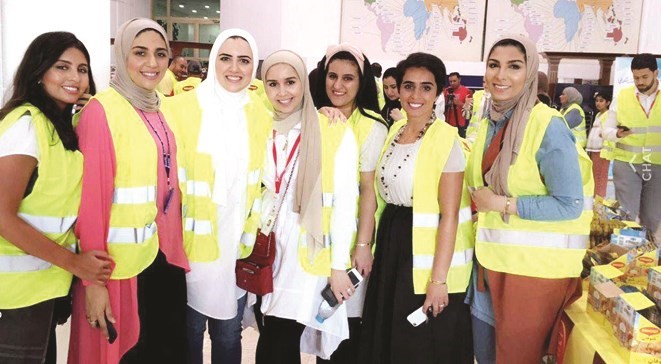 اوراد المزين من شركة نستلة و مجموعة من المتطوعين في الحملة