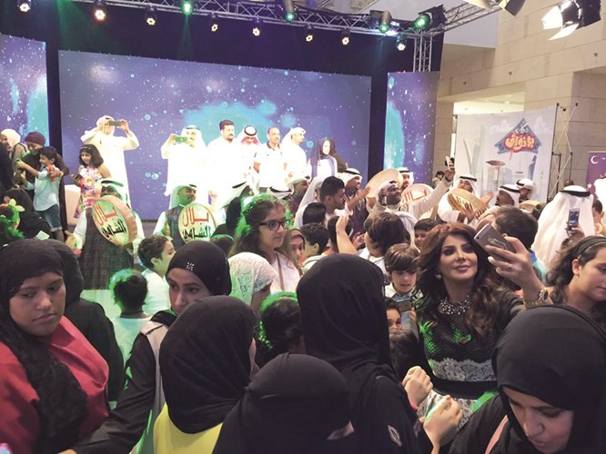 جمهور كبير وسيلفي مع الهام الفضالة