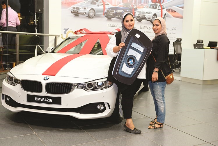 اسماء المطيري الفائزة بسيارة الفئة الرابعة كوبيه
