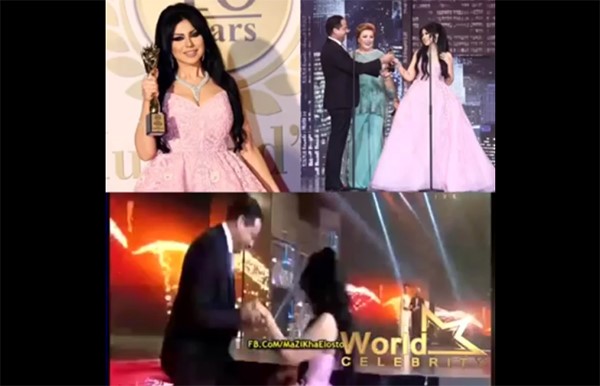 بالفيديو.. اعلامي لبناني حاول تقبيل حليمة بولند.. وهكذا أحرجته 