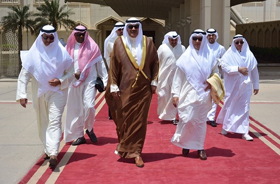 الشيخ صباح الخالد متوجها الى المملكة العربية السعودية