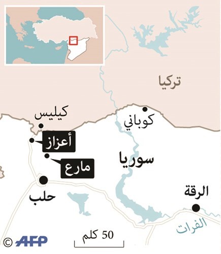 قصف عنيف على حلب وآلاف المدنيين يفرّون من «داعش» 