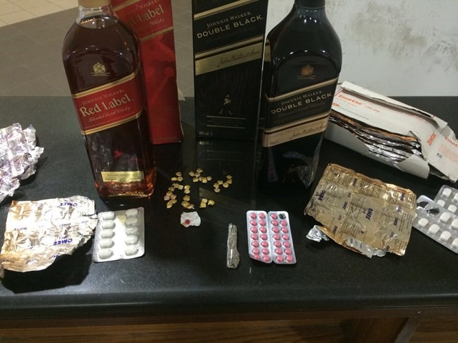 المضبوطات من المواد المسكرة والمخدرة ﻿