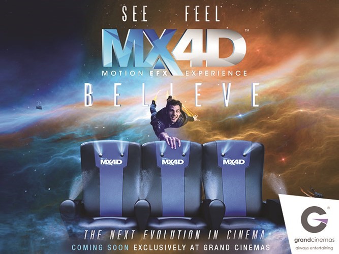 جراند سينماز تستعد لإطلاق أول صالة سينما بتقنية الـ 4D في الكويت