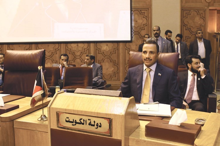 رئيس مجلس الامة مرزوق الغانم خلال فعاليات المؤتمر