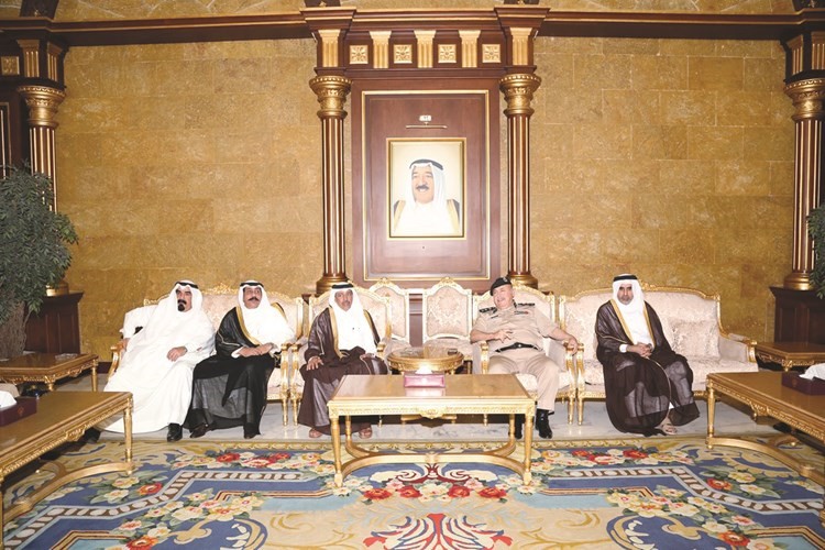 الفريق سليمان الفهد خلال استقباله قيادات امنية من دولة قطر الشقيقة﻿