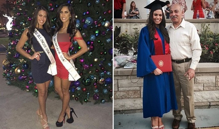 بالفيديو والصور.. ربع مصرية و3 أرباع لبنانية بملامح فرعونية تحلم بتاج الجمال الأميركي