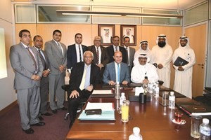 مميش ونبيل بورسلي وقيادات مؤسسة البترول وهيئة قناة السويس في لقطة جماعية عقب توقيع مذكرة التفاهم قاسم باشا ﻿

