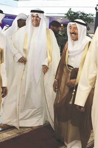 صاحب السمو الامير وعبد العزيز اسحق 